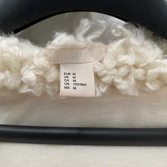 H&M Cream Teddy Jacket - Picture 3 of 4